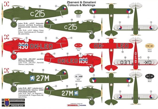 Kovozavody Prostejov KPM0195 Letov Š-20 1/72