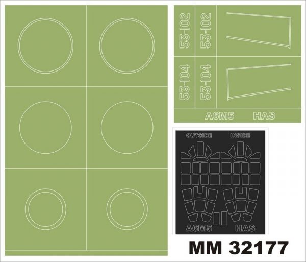 Montex MM32177 A6M5 ZERO HASEGAWA (08245) 1/32