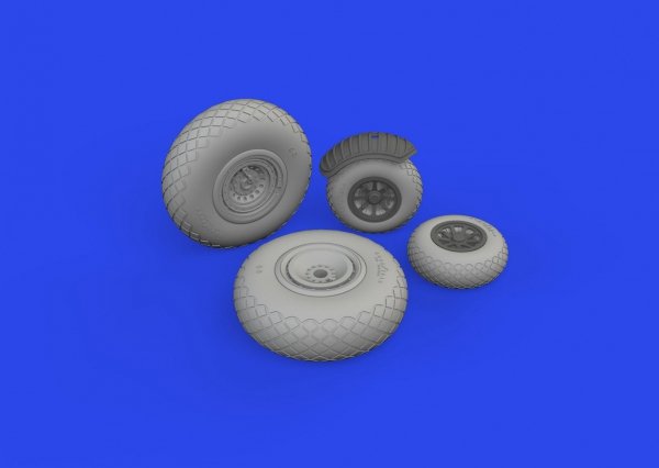Eduard 6481028 B-24J wheels HOBBY BOSS 1/48