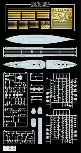 FlyHawk Model FH1310S HMS Agincourt Deluxe Edition 1/700