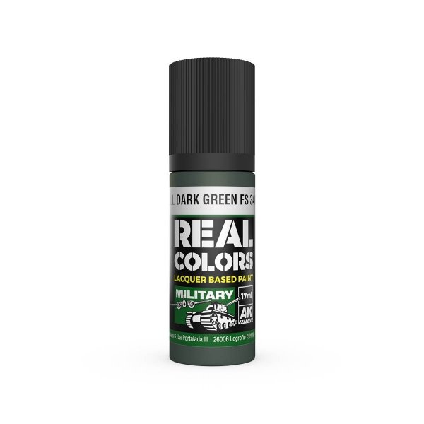 AK Interactive RC902 Dull Dark Green FS 34092 17 ml