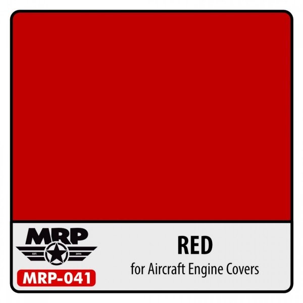 MR. Paint MRP-041 Red Engine covers for aircraft 30ml