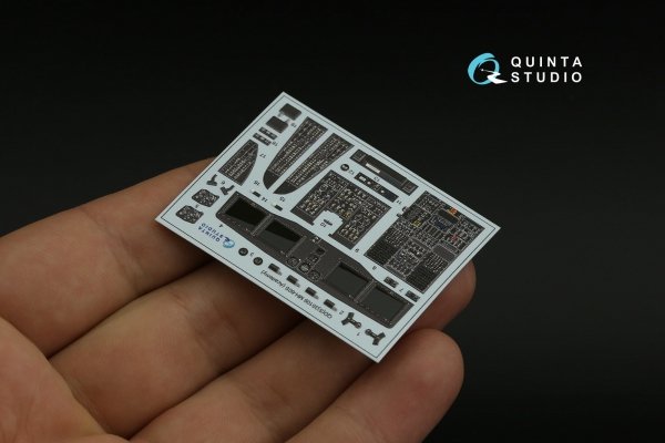 Quinta Studio QD35109 MH-60S 3D-Printed &amp; coloured Interior on decal paper (Academy) 1/35