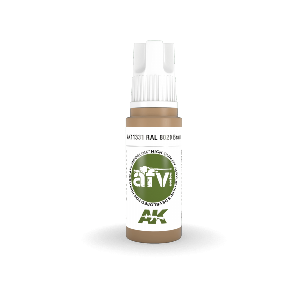AK Interactive AK11331 RAL 8020 Braun 17ml