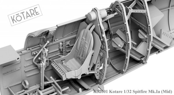 Kotare K32001 Spitfire Mk.Ia Mid. 1/32