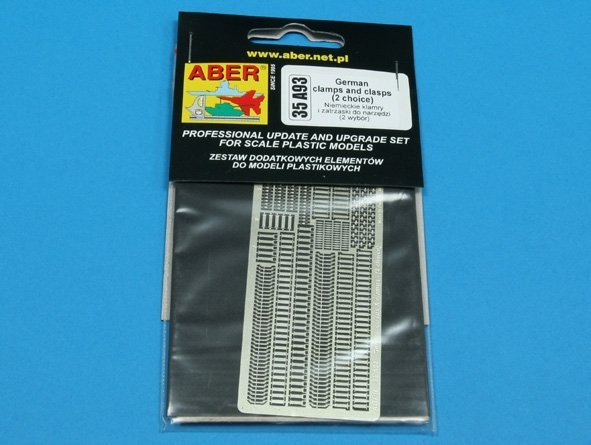 Aber 35A093 German clasps and clamps (2nd choice) (1:35)