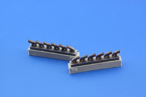 Eduard 632081 P-39Q/ N exhaust stacks KITTY HAWK 1/32 