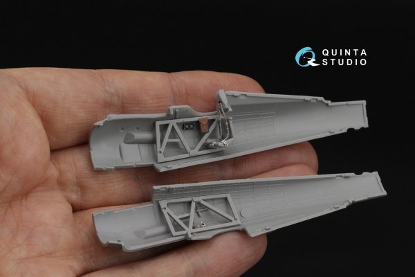 Quinta Studio QD72055 PZL P.11С 3D-Printed &amp; coloured Interior on decal paper (Arma Hobby) 1/72