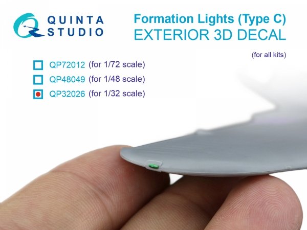 Quinta Studio QP32026 Formation Lights (Type C) (for all kits) 1/32
