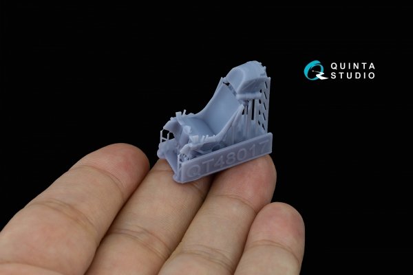 Quinta Studio QR+48062 K-36DM Series2 (late) ejection seat (for MiG-29, MiG-31, Su-27, Su-33, Su-34 aircraft since 2008) (All kits) 1/48