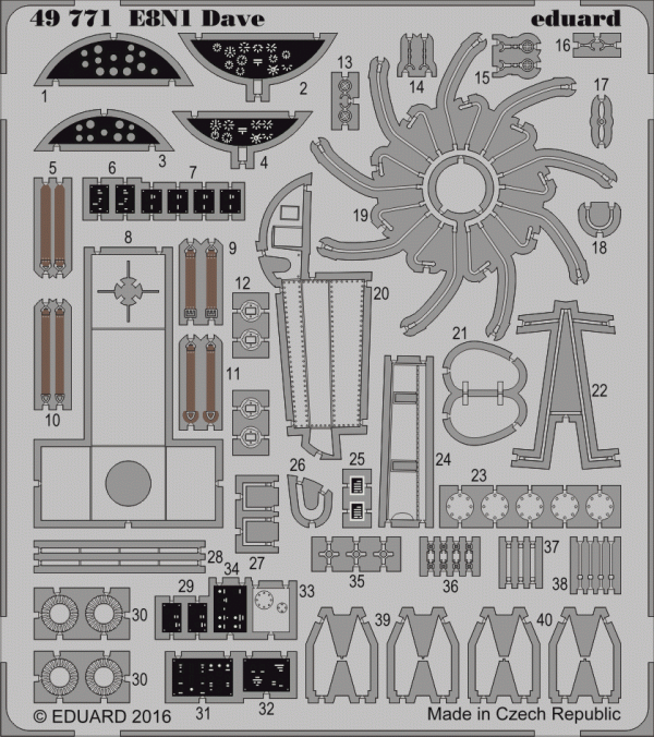 Eduard 49771 E8N1 Dave HASEGAWA 1/48