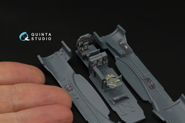 Quinta Studio QD72188 Bf 110G2/4 3D-Printed &amp; coloured Interior on decal paper (Eduard) 1/72