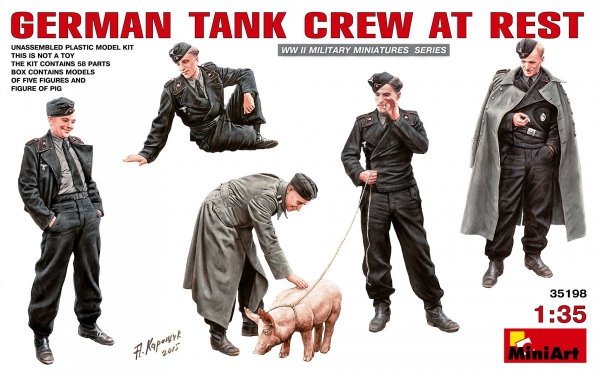 MiniArt 35198 GERMAN TANK CREW AT REST (1:35)