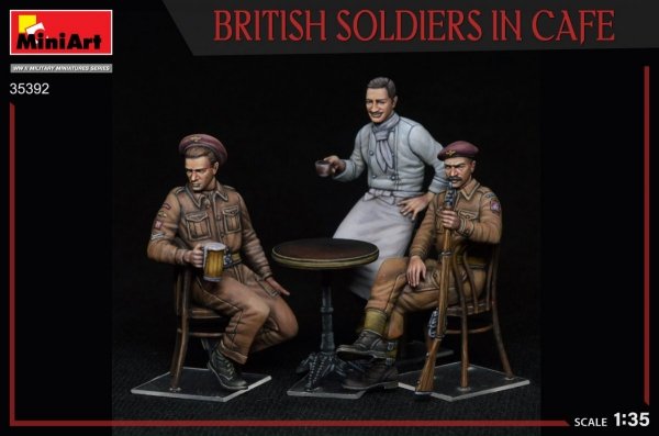 MiniArt 35392 BRITISH SOLDIERS IN CAFE 1/35