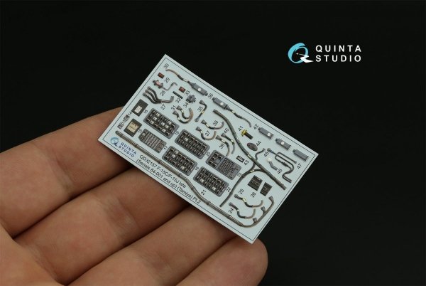 Quinta Studio QD32157 F-15C Late/F-15J late 3D-Printed &amp; coloured Interior on decal paper (Tamiya) 1/32