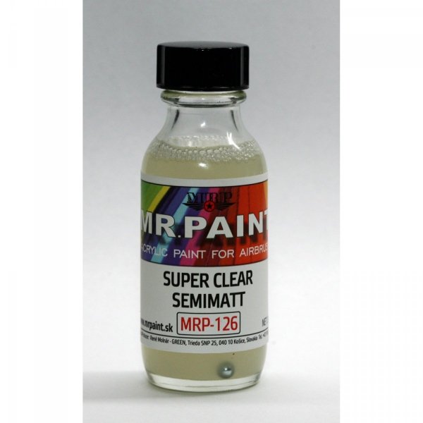 MR. Paint MRP-126 Super Clear Semimatt 30ml 