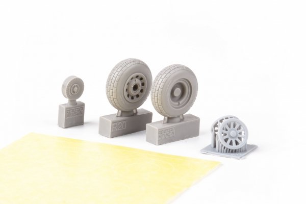 Eduard 648989 P-51B/ C wheels block tread EDUARD 1/48
