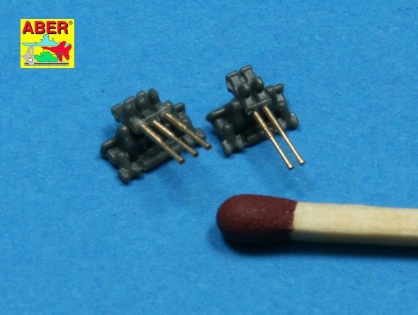 Aber 350L-23 Set of 20 pcs 25 mm type 96 A/A barrels for Japan ships (1:350)