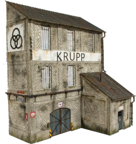 RT-Diorama 35019 Factory Building KRUPP 1/35