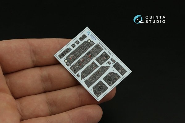Quinta Studio QD48381 Mi-17 3D-Printed &amp; coloured Interior on decal paper (AMK) 1/48