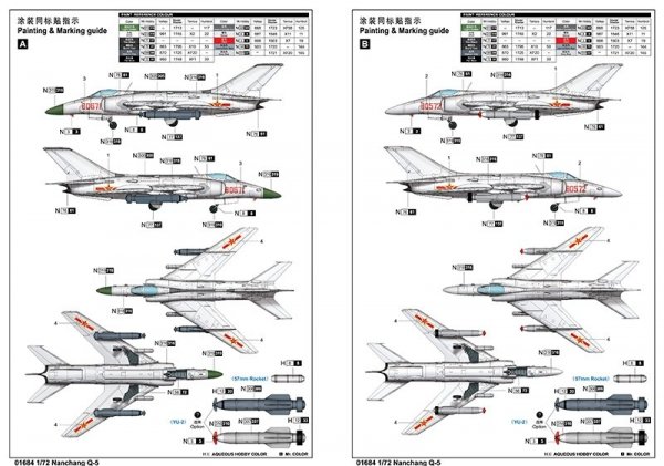 Trumpeter 01684 Nanchang Q-5 Yi 1/72