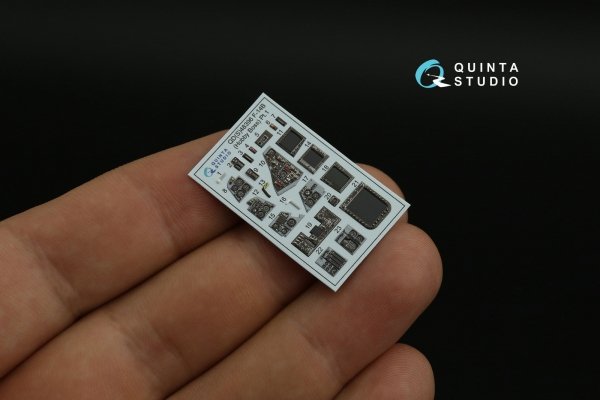 Quinta Studio QD48396 F-14B 3D-Printed &amp; coloured Interior on decal paper (Hobby Boss) 1/48