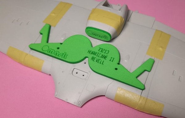 Omask 73213 Hawker Hurricane Mk.IIb/IIc Wheel Bay Plugs - EVA foam plugs for wheel bays (for Revell) 1/32 