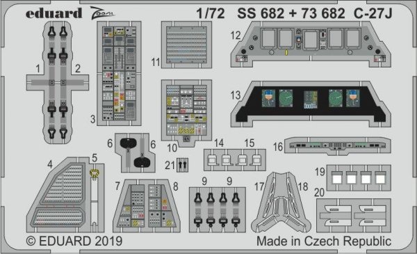 Eduard SS682 C-27J 1/72 ITALERI