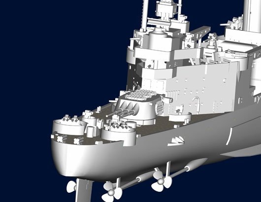 Trumpeter 05747 USS San Francisco CA-38 1944 1/700