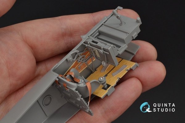 Quinta Studio QD32050 Fokker Dr.1 3D-Printed &amp; coloured Interior on decal paper (for Meng kit) 1/32