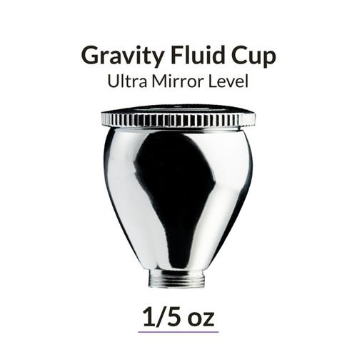 Gaahleri 47309 6 ml Ultra Mirror-Level Gravity Fluid Airbrush Cup