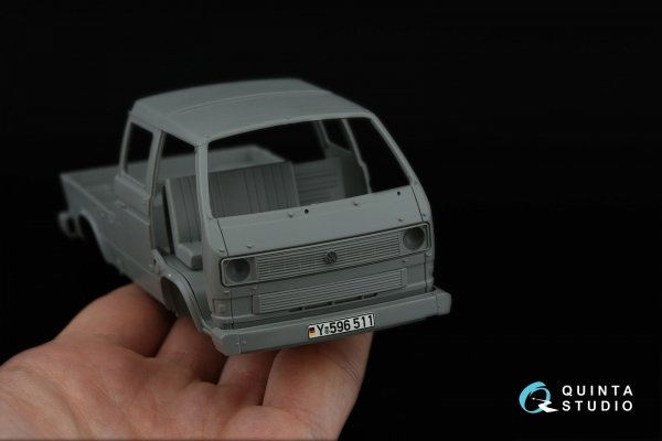 Quinta Studio QD35138 Bundeswehr VW T3 Family 3D-Printed &amp; coloured Interior on decal paper (Takom) 1/35