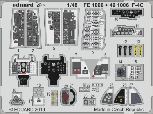 Eduard FE1006 F-4C ACADEMY 1/48