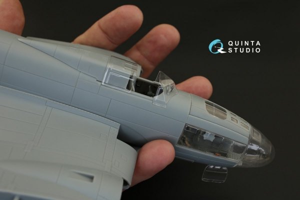 Quinta Studio QC48100 IL-4 vacuformed clear canopy (for Xuntong kit) 1/48