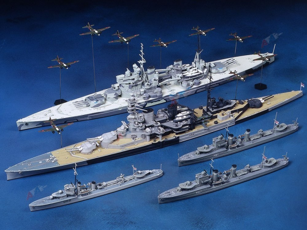 Tamiya 25422 Battle of Malaya Set 1/700