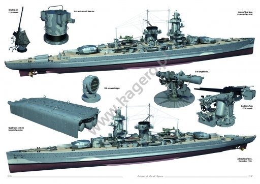 Kagero 16019 Admiral Graf Spee EN