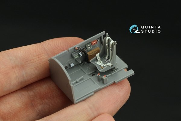 Quinta Studio QD48422 P-47M Thunderbolt 3D-Printed coloured Interior on decal paper (Tamiya) 1/48