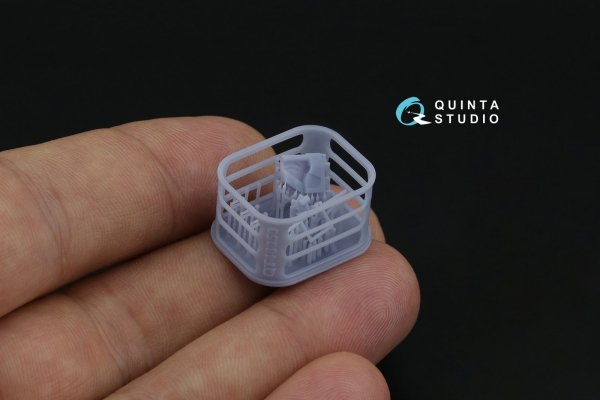 Quinta Studio QD+48511 MiG-3 3D-Printed coloured Interior on decal paper (Trumpeter) 1/48