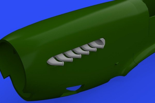 Eduard 648485 P-51D exhaust stacks 1/48 EDUARD