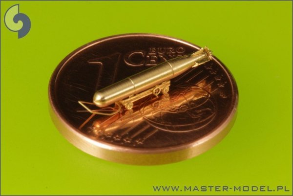 Master SM-350-072 USN Airborne torpedoes Mark 13 (22.4in) with trolleys - early type (10 pcs)