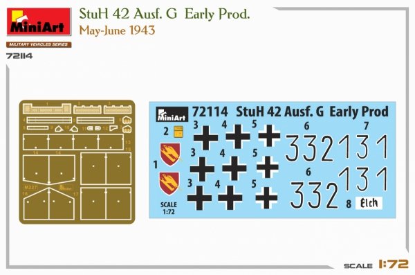 MiniArt 72114 STUH 42 AUSF. G EARLY PROD 1/72