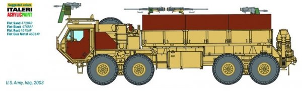 Italeri 6510 HEMTT Gun Truck (1:35)