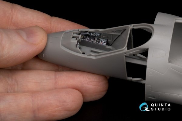 Quinta Studio QD48304 Harrier Gr.3 late 3D-Printed &amp; coloured Interior on decal paper (Kinetic) 1/48