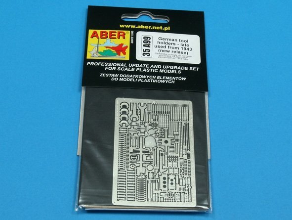 Aber 35A099 German tool holders late used from 1943 (new relase) (1:35)