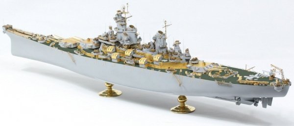 Pontos 37026FB USS BB-63 Missouri 1945 Advanced Detail Up Set (Deck Blue 20B stained wooden deck) (1:350)