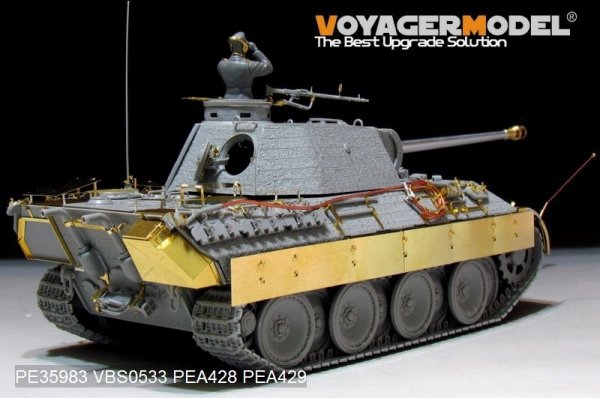 Voyager Model PE35983 WWII German Panther D Tank Late version Basic For TAKOM 2104 1/35