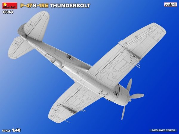 MiniArt 48064 P-47N-1RE THUNDERBOLT BASIC KIT 1/48