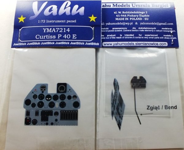 Yahu YMA7214 P-40 E (AZmodel) 1:72