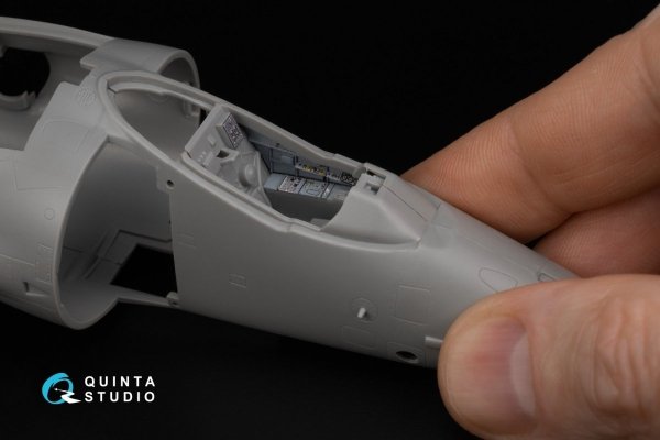 Quinta Studio QD48343 Sea Harrier FRS.1 3D-Printed &amp; coloured Interior on decal paper (Kinetic) 1/48