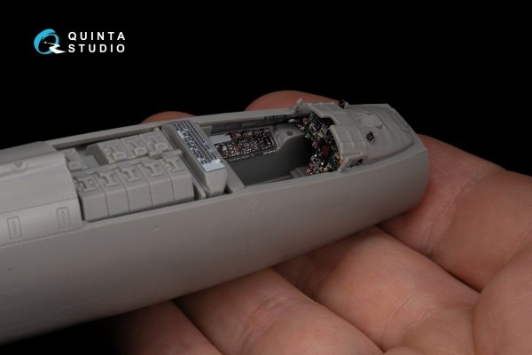 Quinta Studio QD48223 F-104S/ASA 3D-Printed &amp; coloured Interior on decal paper (Kinetic) 1/48